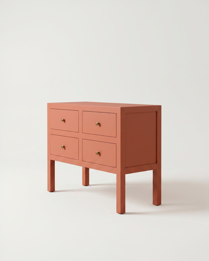 Cómoda madera de abeto MALEN