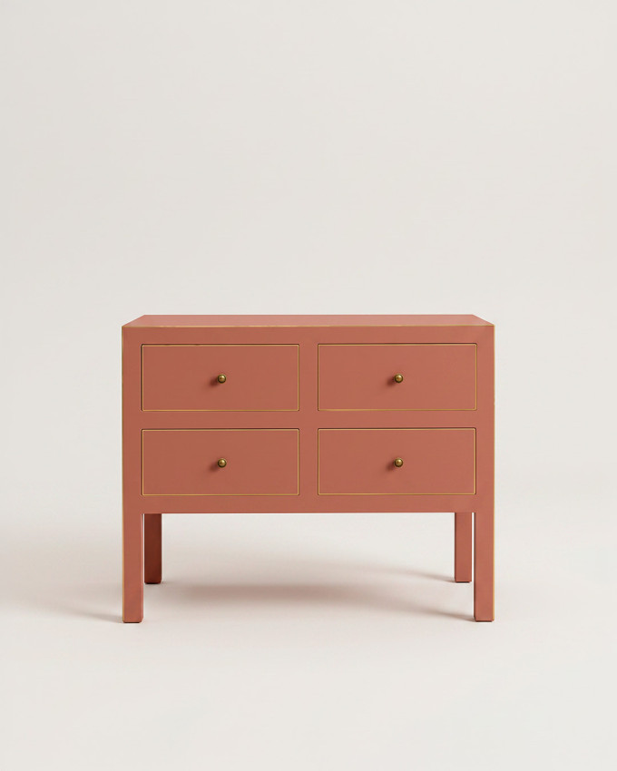 Cómoda madera de abeto MALEN