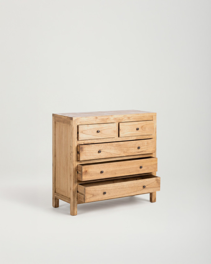 Cómoda madera mindi DORVIK