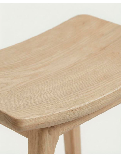 Taburete madera natural cocina LORIA | Rey Home
