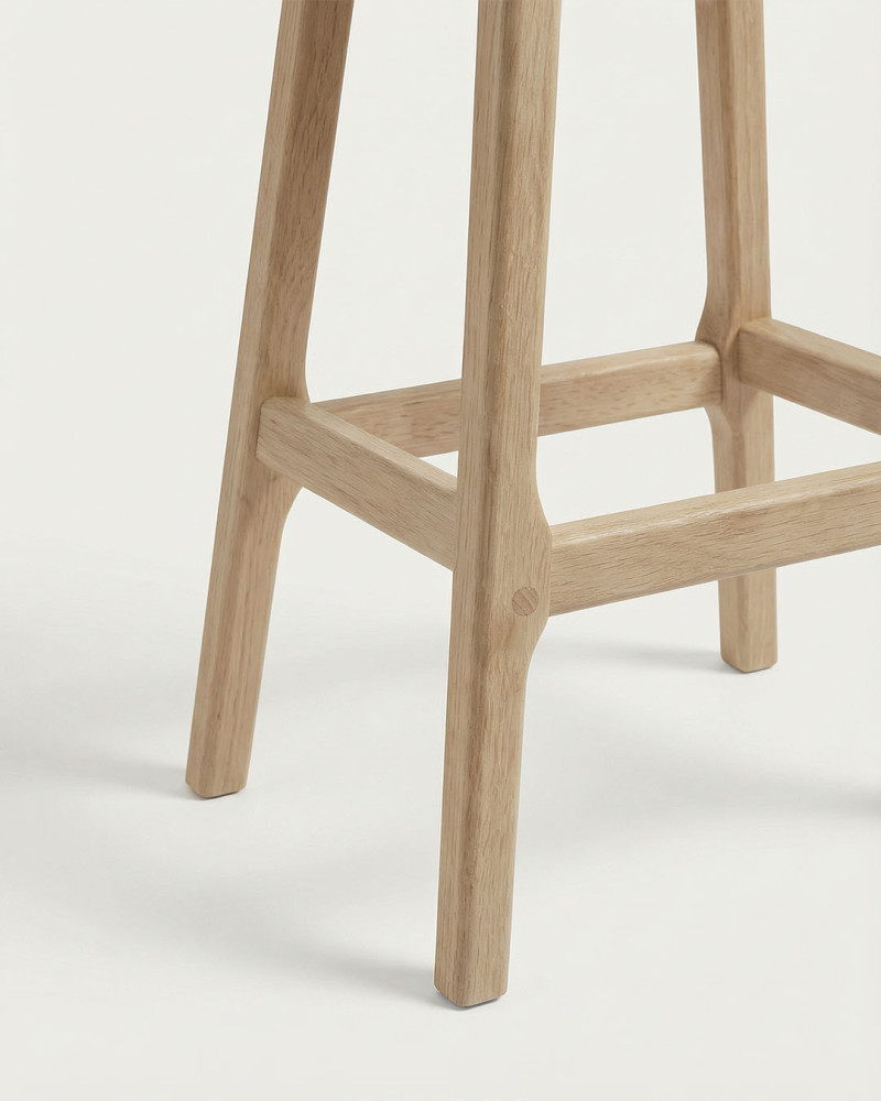Taburete madera natural cocina LORIA | Rey Home