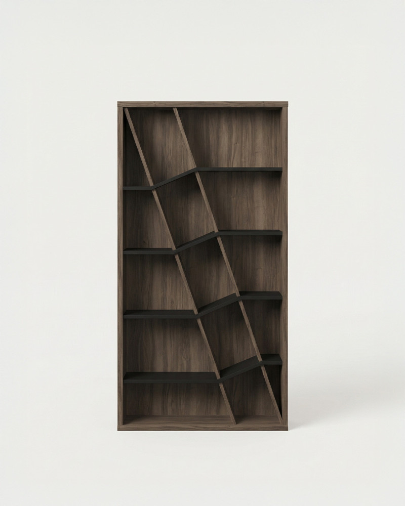 Estantería modular con trasera AURI-frente