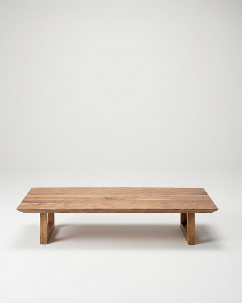 Mesa de centro de madera KOAN-frente