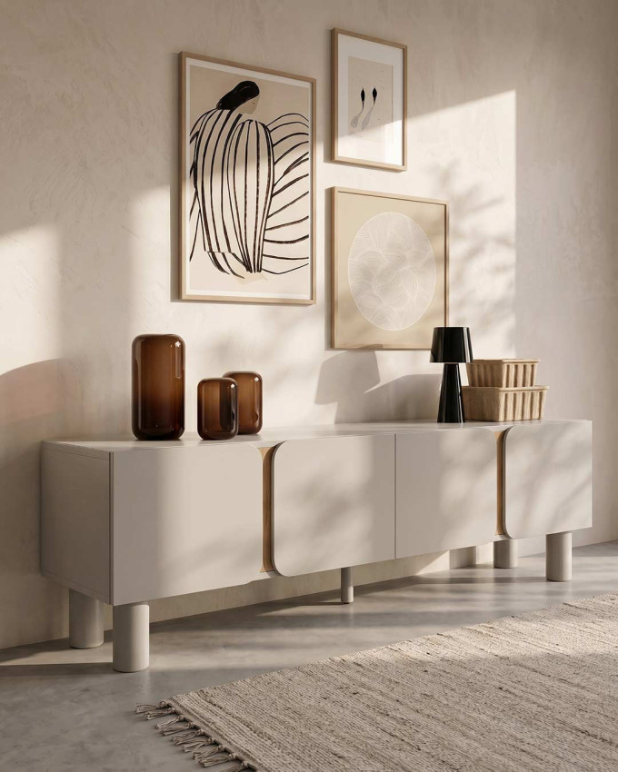 Mueble TV con patas NIVA