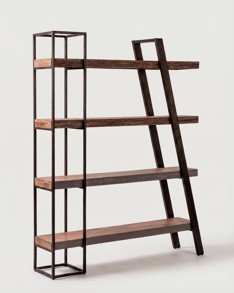 Estantería de diseño industrial LANCASTER-lado
