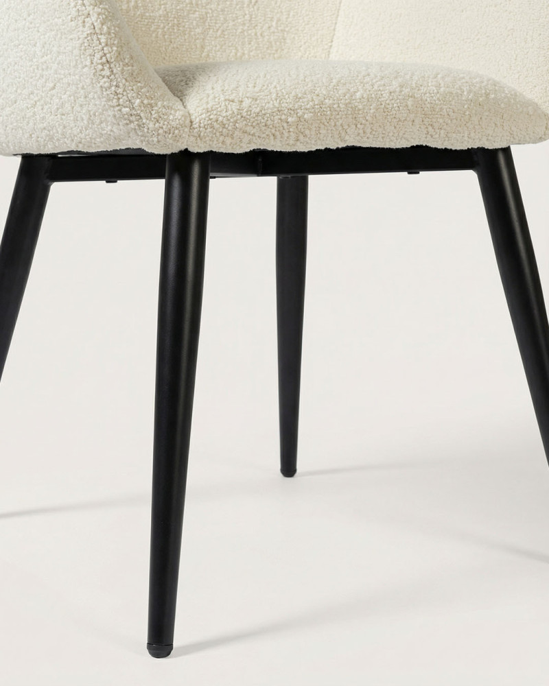 Vista detalle Pack 2 sillas de comedor tapizada NIVEA