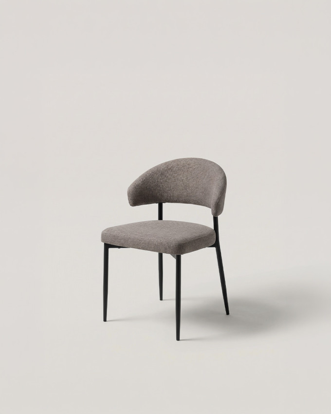 Pack 2 sillas comedor taupe ELSA