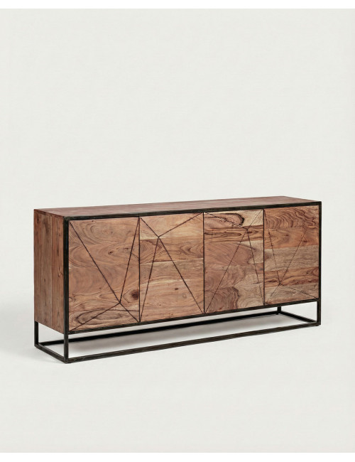 Aparador de madera con diseño | Elegancia artesanal en reyhome.com