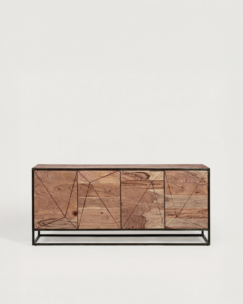 Aparador de madera con diseño | Elegancia artesanal en reyhome.com