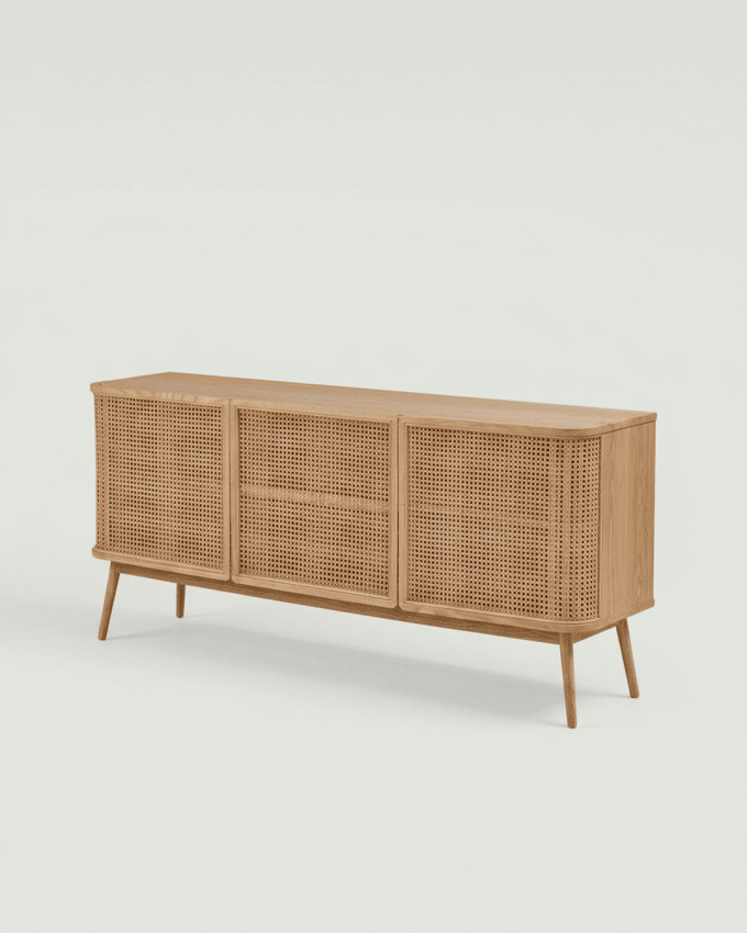 Aparador mueble de 3 puertas y estantes FLORENCIA