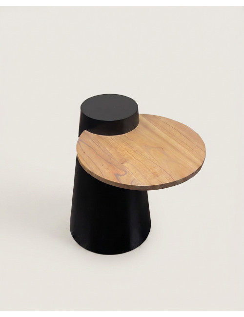 Mesa Auxiliar Alma Bicolor LARZEN | Rey Home