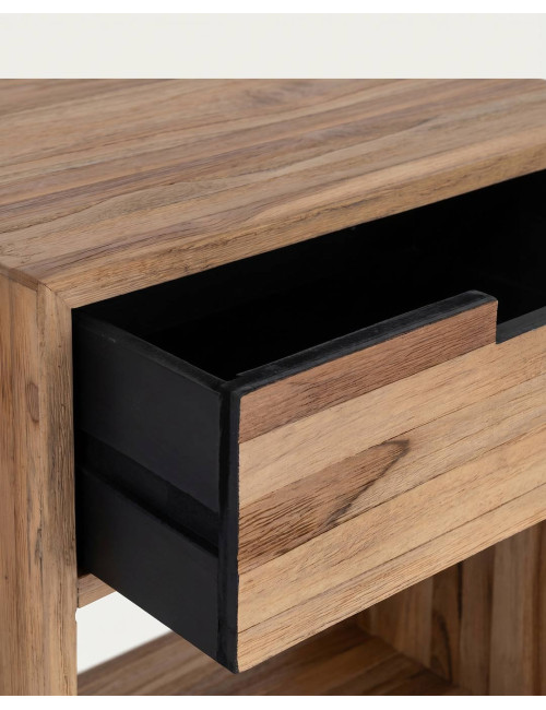Mesita Madera Teca Natural KALVIK | Rey Home