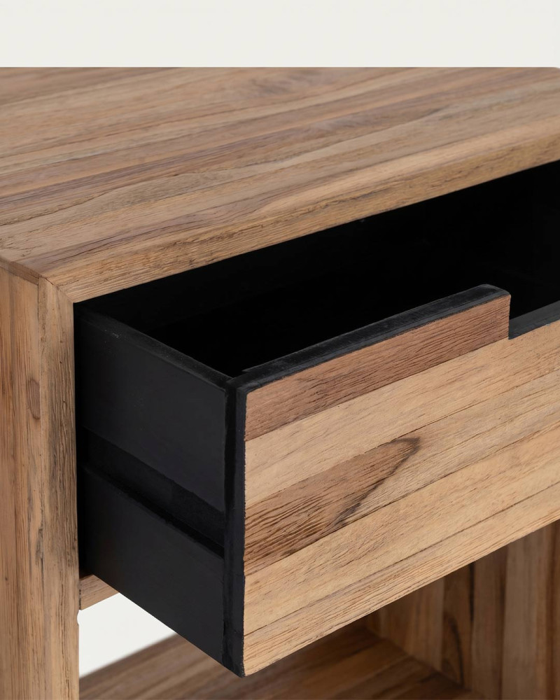 Mesita Madera Teca Natural KALVIK | Rey Home
