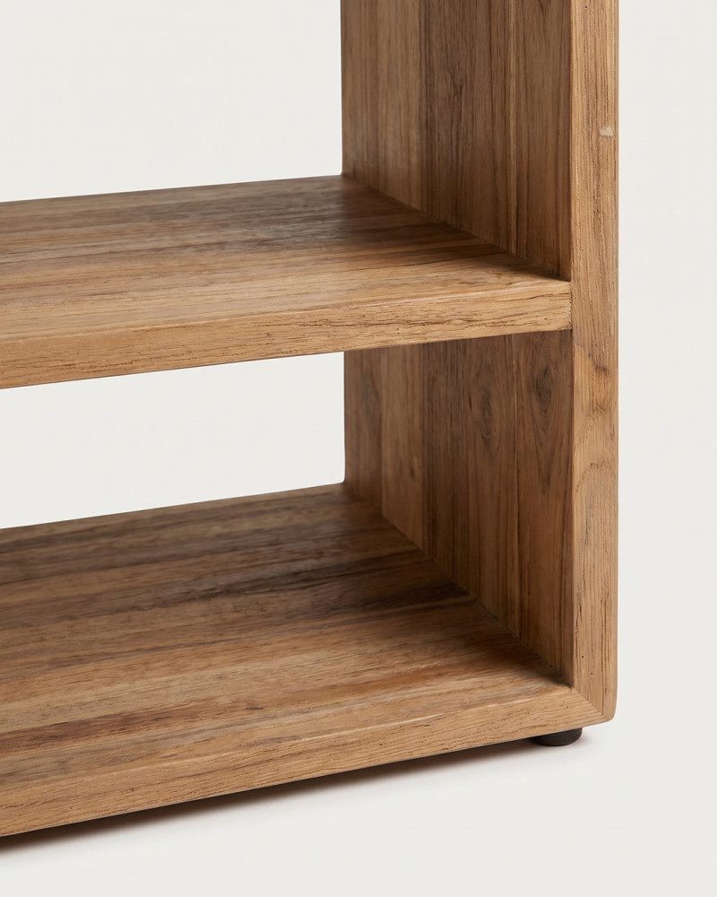 Mesita Madera Teca Natural KALVIK | Rey Home