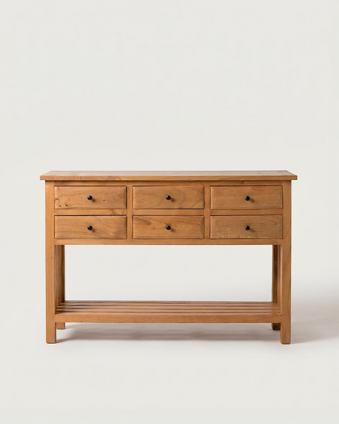 Recibidor madera  mindi BRENIK