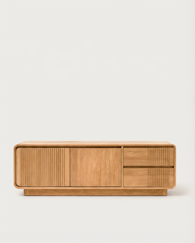 Mueble TV  en madera de teka ELANA