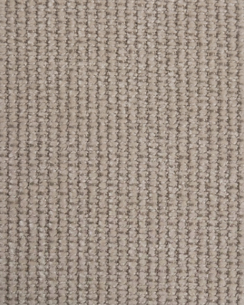 Vista tapizado Banco beige tejido-metal ROMEL