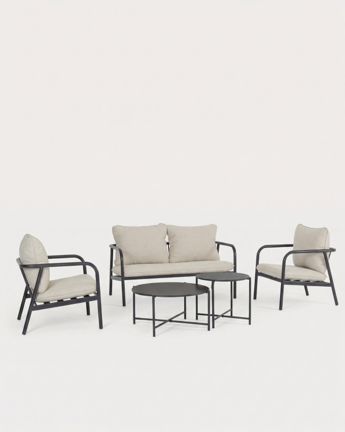 Conjunto sofás y mesas exterior  SOLVIA