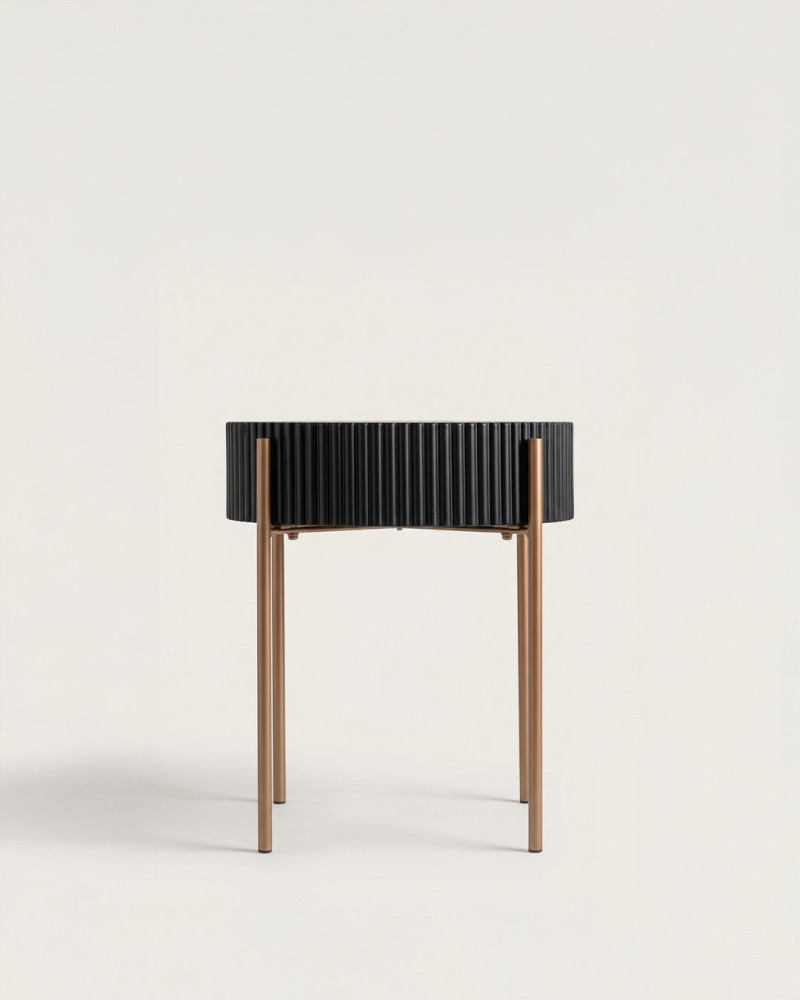 Vista frontal Mueble auxiliar acero NAYOR frente