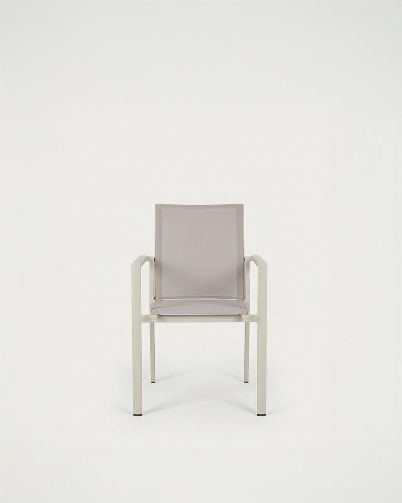 Silla exterior LENIA-topo frente