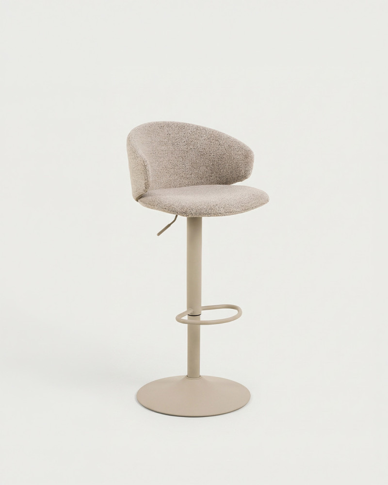 Taburete CARVIN tres-cuartos gris