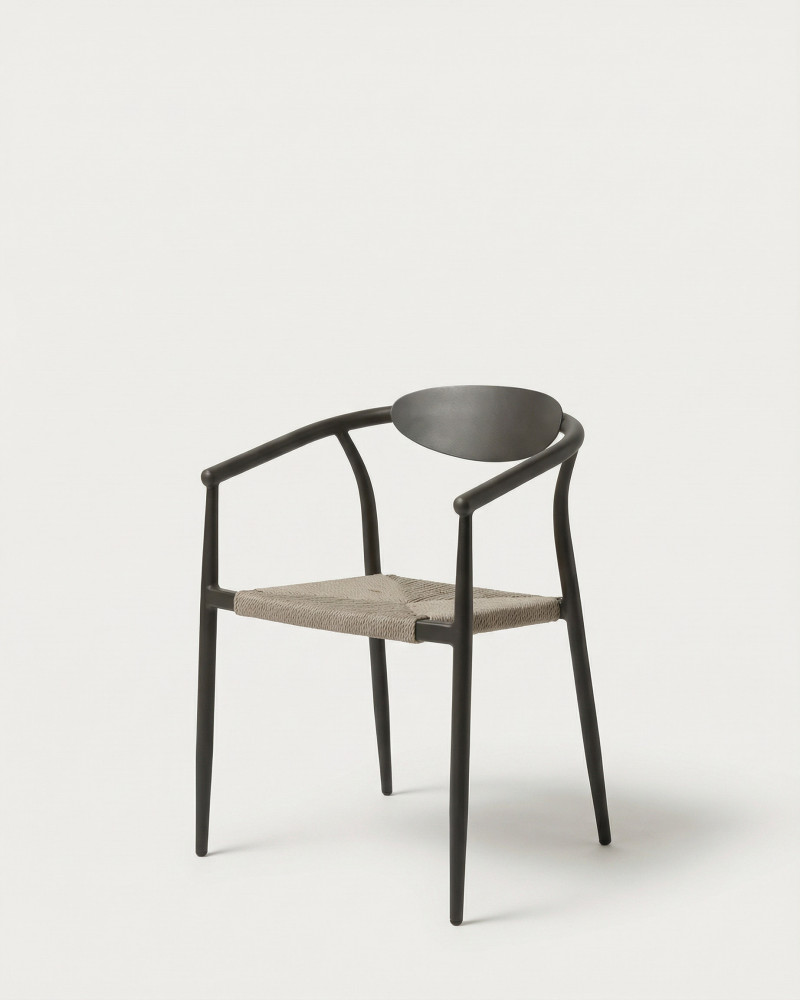 Silla exterior RASK vista tres-cuartos