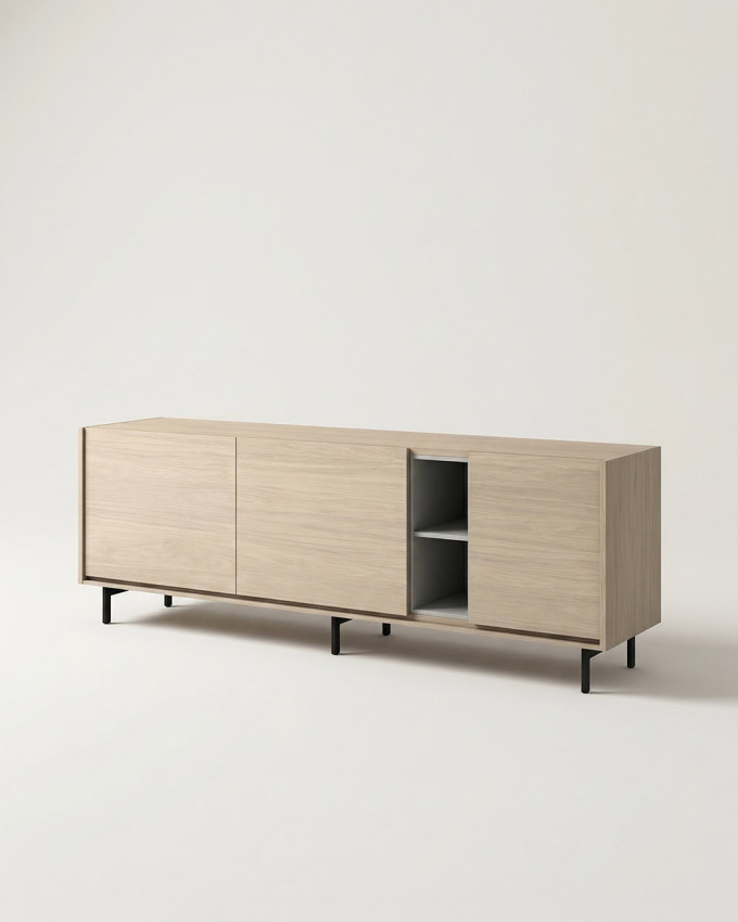 Mueble de televisión 3 puertas y un hueco LAYRA