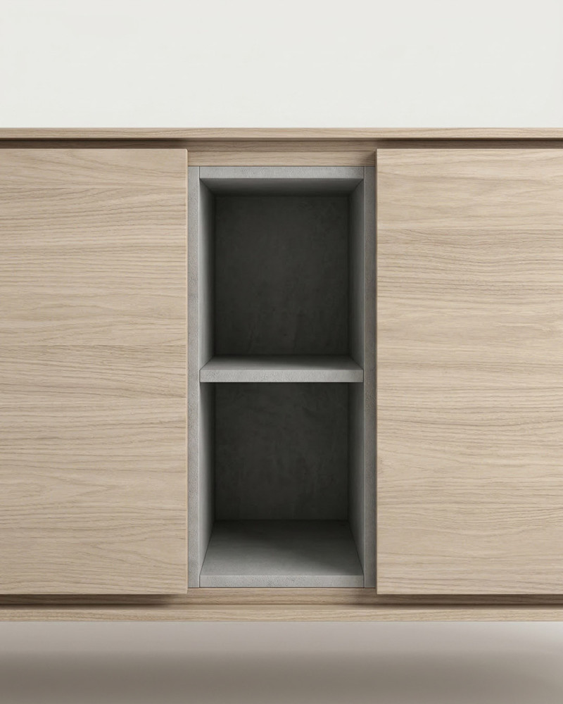 Comprar muebles de televisión en color natural LAYRA