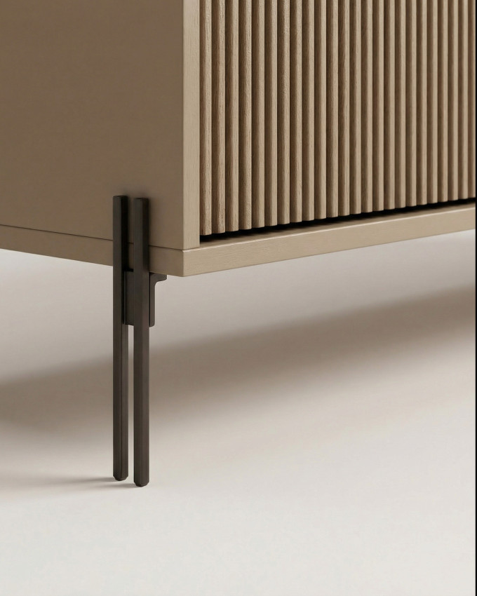 Mueble TV con patas metálicas NOA
