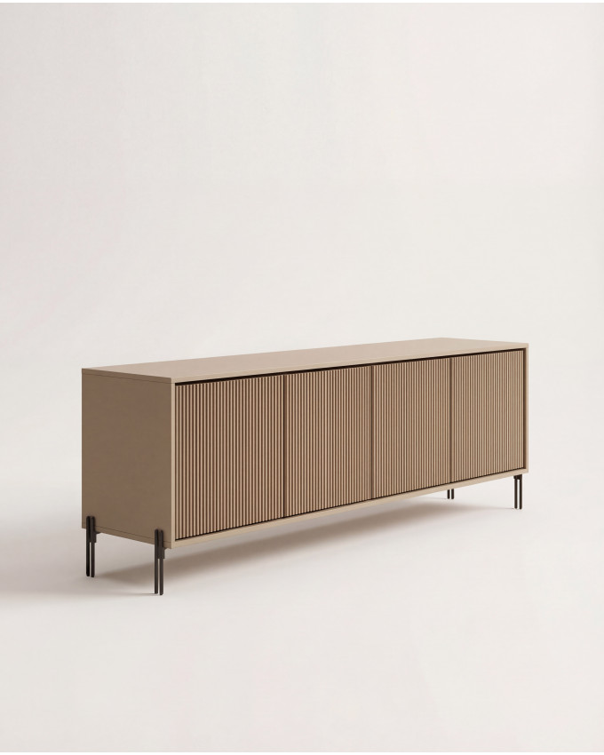 Mueble TV con patas metálicas NOA