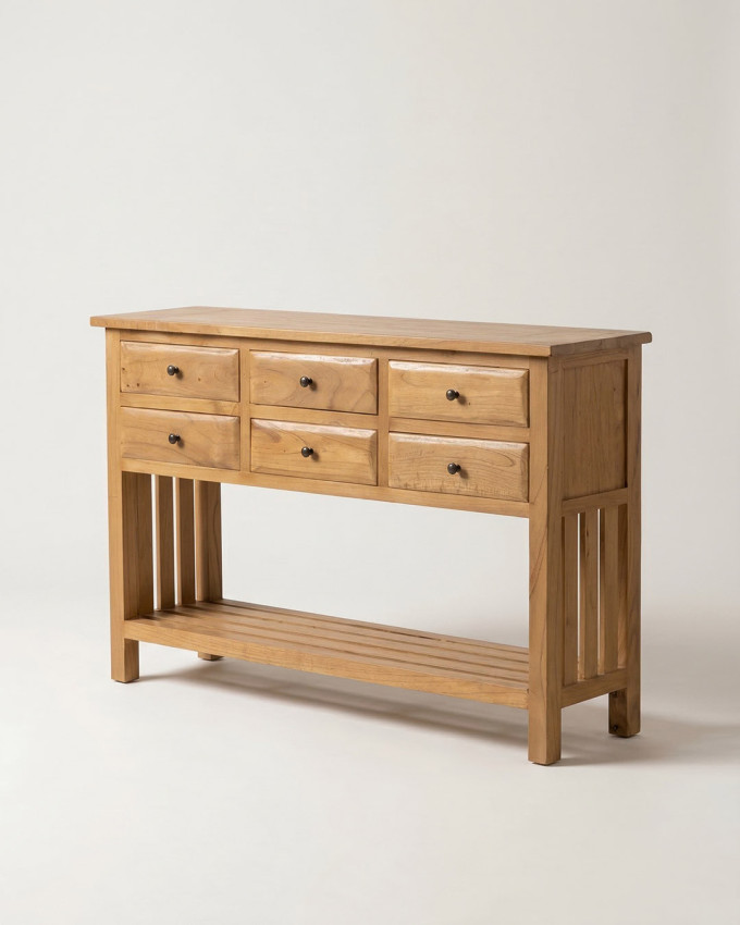 Recibidor madera  mindi BRENIK