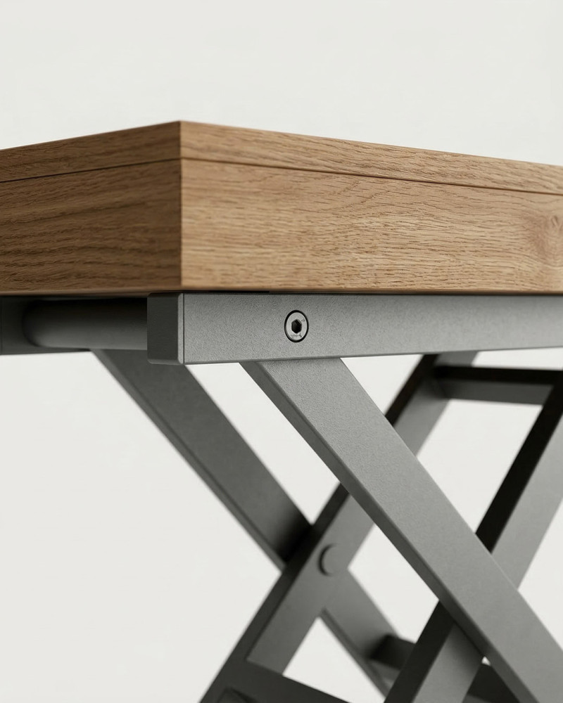 Mesa de centro elevable ROD-detalle