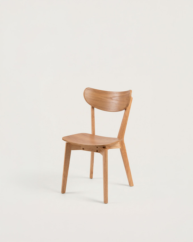 Pack de 2 siilas de comedor roble VALI