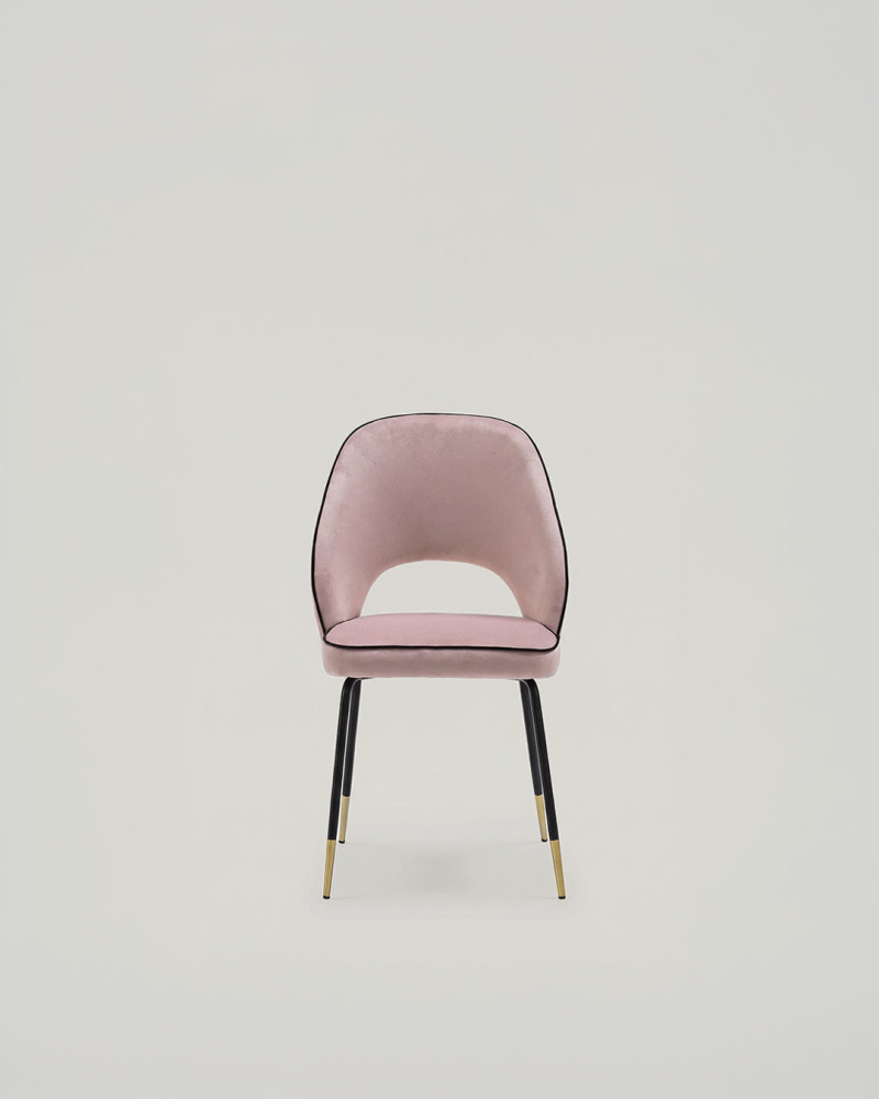 Silla de comedor VELVET frente