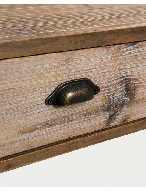 Recibidor madera metal GAVEN detalle cajón