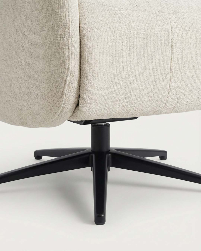 Sillón relax giratorio eléctrico HAVEN vista detalle base