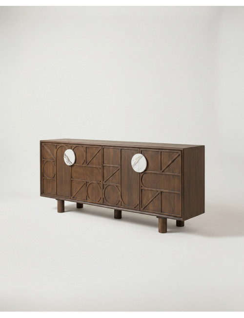 Aparador NARATI Large 4 puertas de madera de acacia
