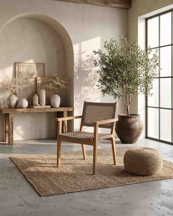 Sillón brazos madera VERNAZZA