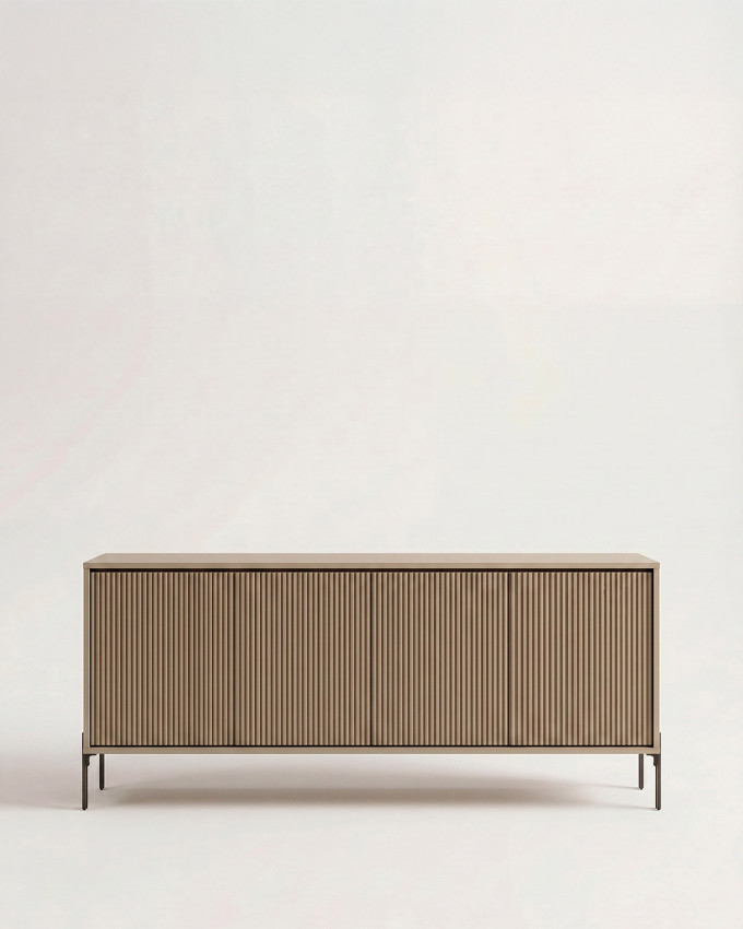Mueble TV con patas metálicas NOA