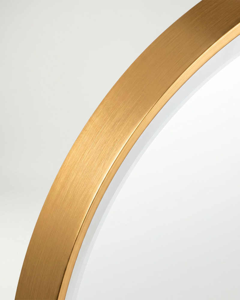 Espejo oro aluminio VERO detalle