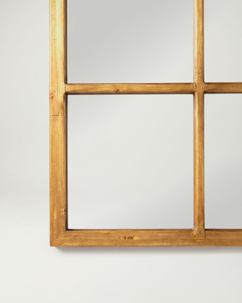 Espejo madera IRISA natural detalle