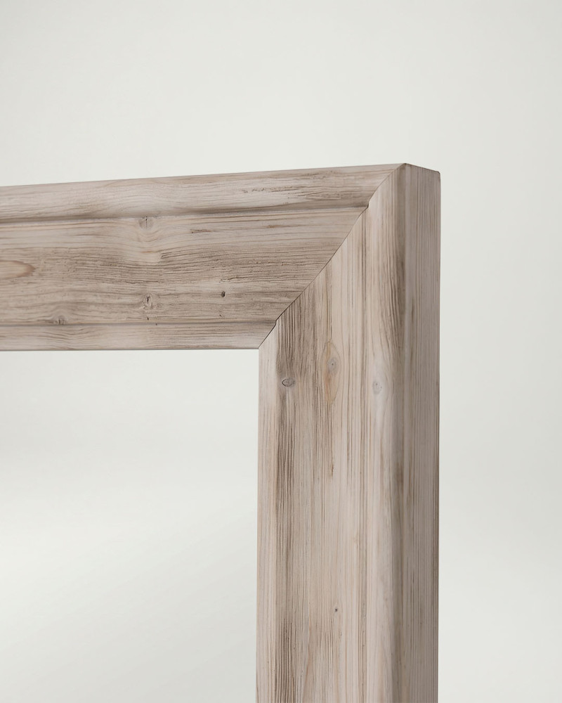 Espejo blanco madera SAIRA detalle