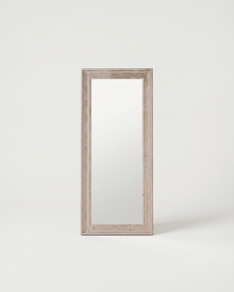 Espejo blanco madera SAIRA  frontal