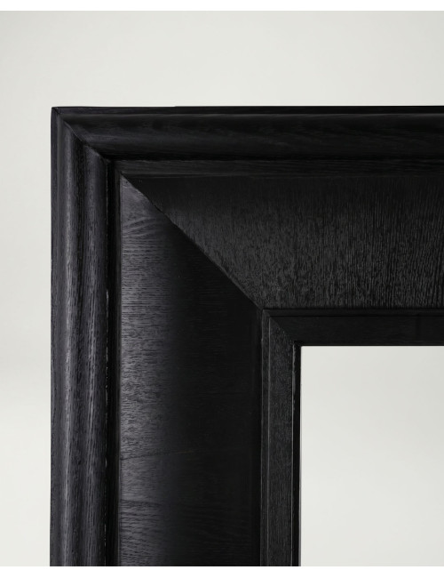 Espejo negro de madera AMBAR detalle 2