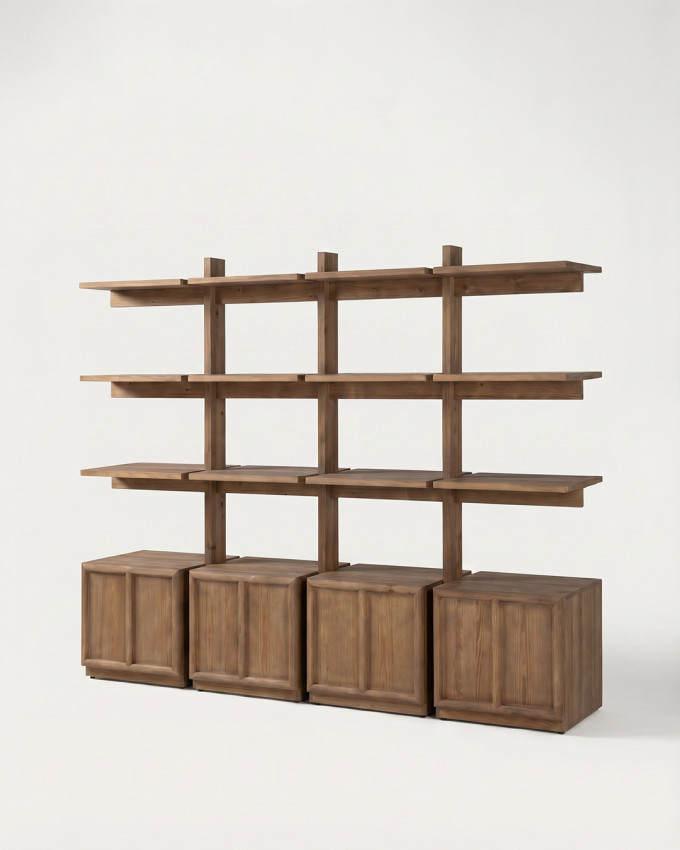 Estantería madera de pino TOLMAR