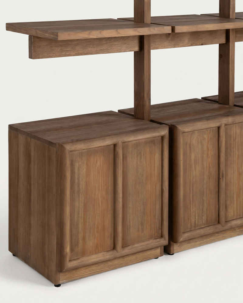Estantería madera de pino TOLMAR detalle