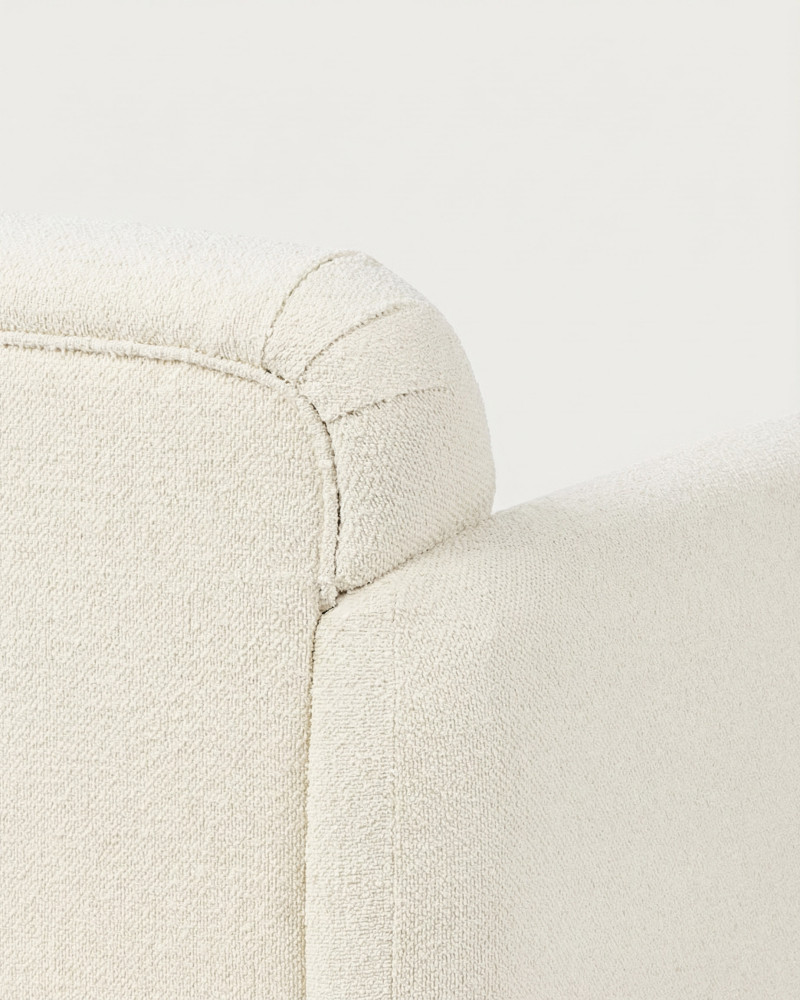 Sillón patas madera ECO vista detalle