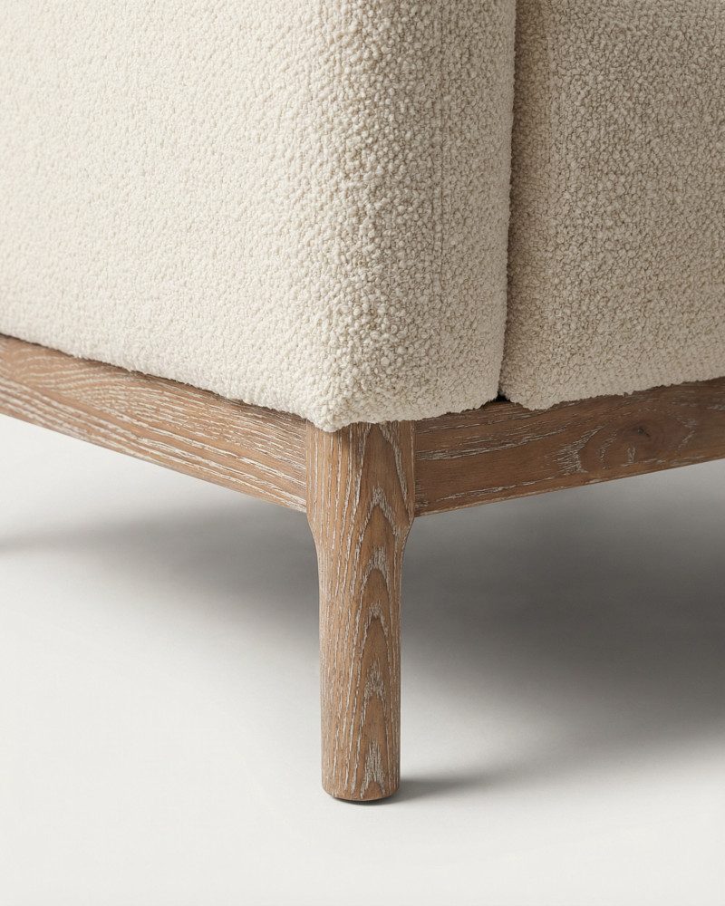 Sillón patas madera ECO vista detalle pata