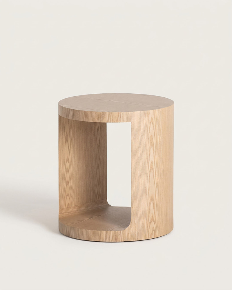 Mesa auxiliar natural KELAN derecha