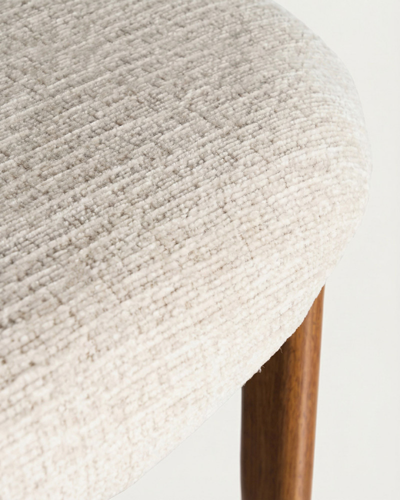 Taburete alto tejido BELLANO detalle asiento